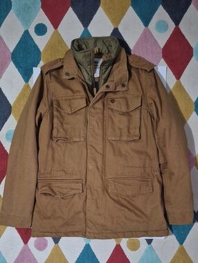 Timberland Men's Mt. Kelsey M65 Canvas Jacket Brown